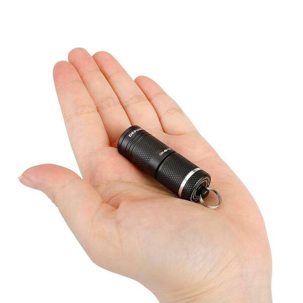 Defiant 75 Lumen Ultra-compact Rechargeable LED Keychain Light