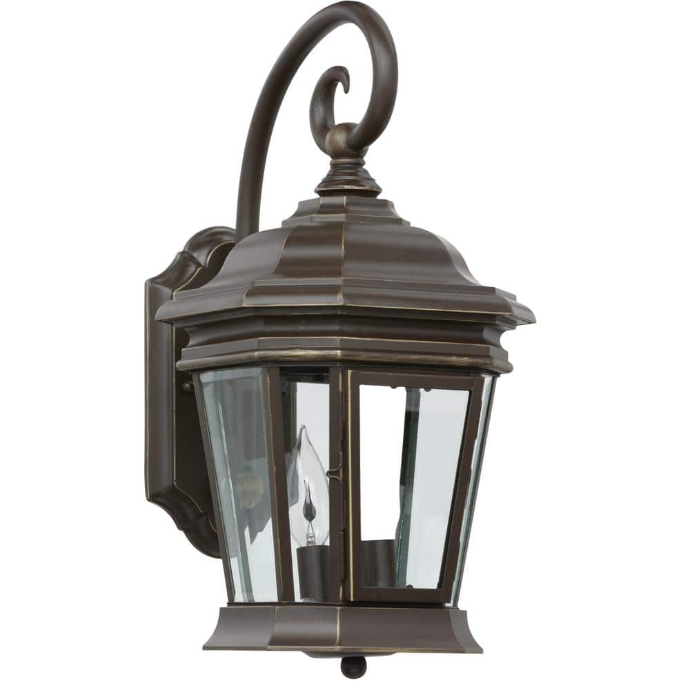 Crawford Bronze Direct Wired Lantern Sconce