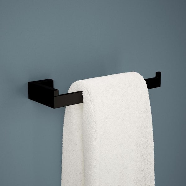 Paper Towel Holder Black Brass