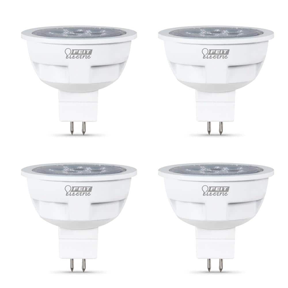 50-Watt Equivalent MR16 GU5.3 Bi-Pin CEC 12-Volt Landscape Garden LED Light Bulb, Bright White (4-Pack) price history on PriceWatchPro