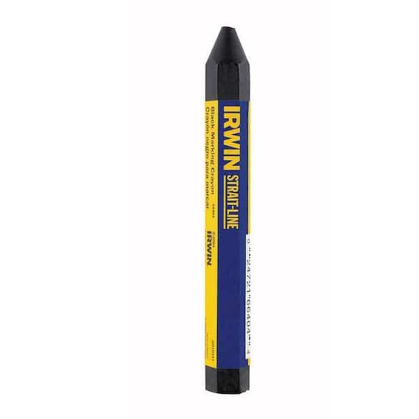 Strait-Line Marking Crayons in Black (2-Pack) 666042 - The Home Depot