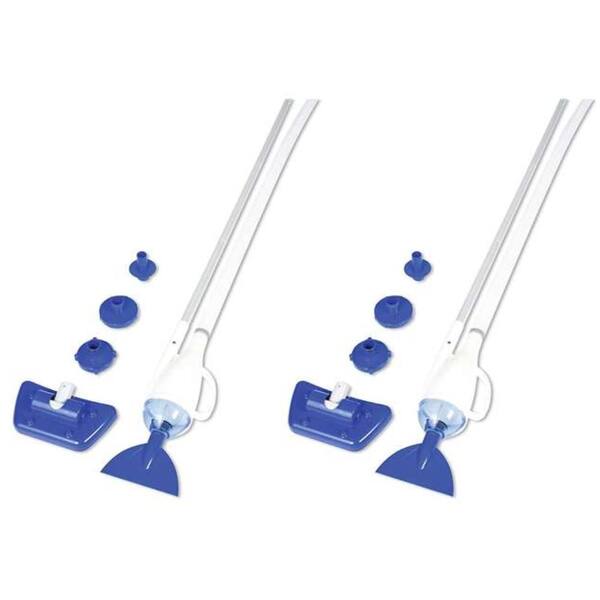 Bestway AquaCrawl Above Ground Swimming Pool Maintenance Vacuum Cleaner (2-Pack)