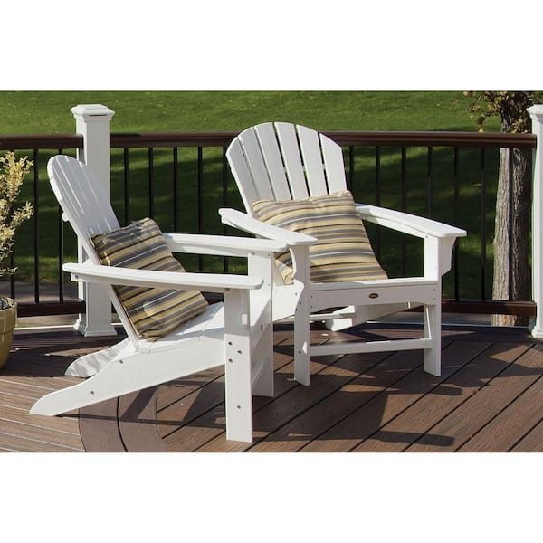 Yacht Club Shellback Sand Castle Plastic Patio Adirondack Chair