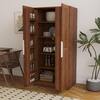 Unbranded Brown Wood Pantry Organizer with Doors and Shelves Freestanding Kitchen Cupboard Buffet Cabinet Accent Storage Cabinet XS-W331S00130