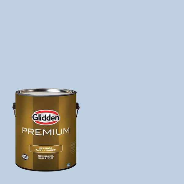 Glidden Premium 1 gal. PPG1161-2 C'est La Vie Satin Exterior Latex Paint