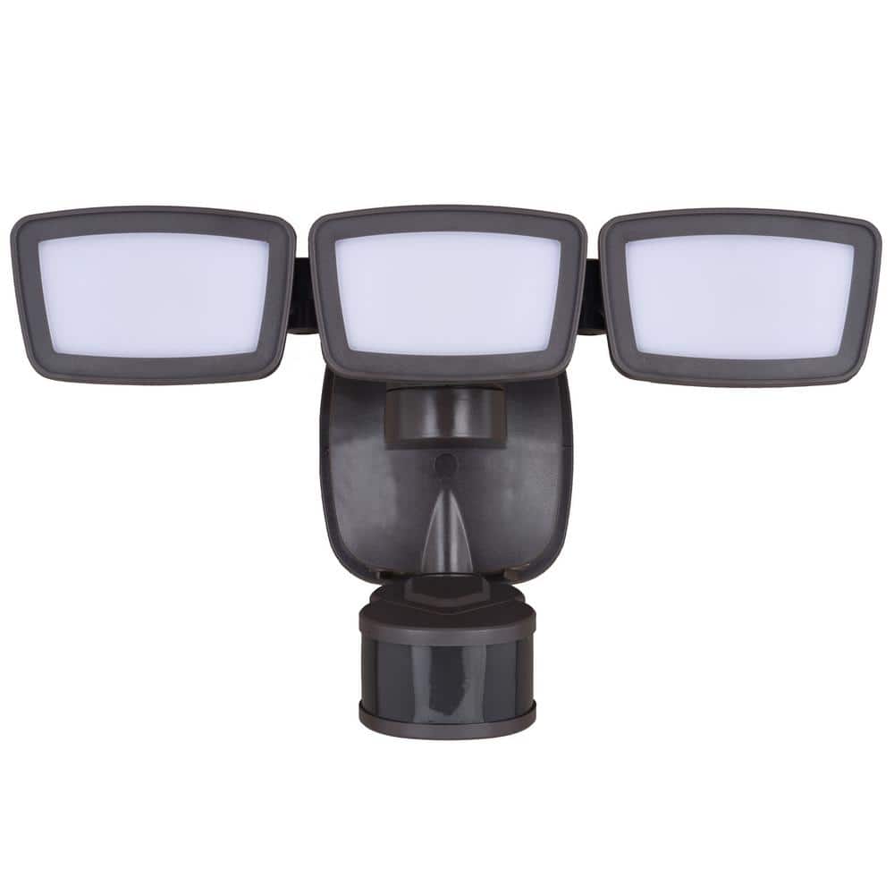 Bronze LED Outdoor Motion Sensor Security Flood Light