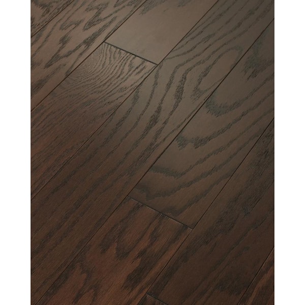 Shaw Bradford 5 Nutmeg Red Oak 3/8 In. T X 5 in. W Tongue and Groove Smooth Engineered Hardwood Flooring (23.66 sq.ft./case)