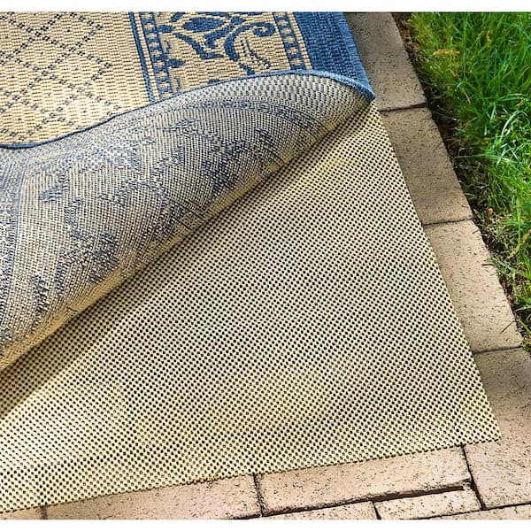 Non Slip Rug Pad Size 8 X 10 for Hard Surface Floors Extra Strong Grip and  Thick Padding
