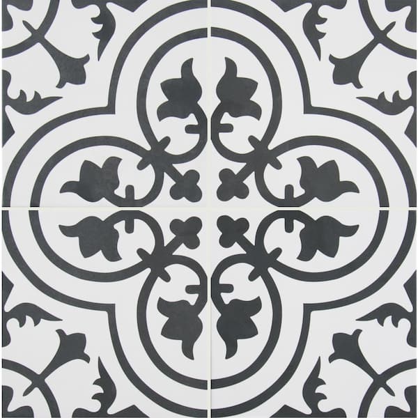 MSI Encaustic Amantus 8 in. x 8 in. Matte Porcelain Patterned Look Floor and Wall Tile (5.16 sq. ft./Case)