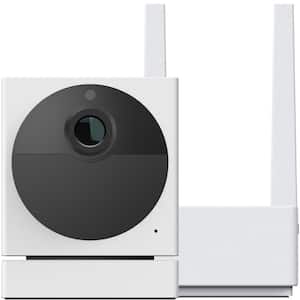 Wireless Outdoor Surveillance Home Security Camera v2, with Color Night Vision, Includes Base Station