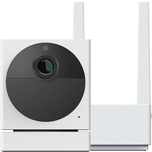 WYZE Wireless Outdoor Surveillance Home Security Camera v2, with Color Night Vision, Includes Base Station