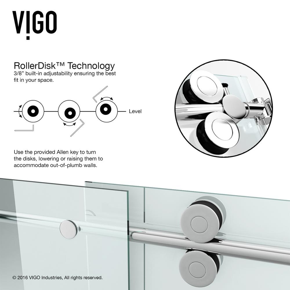 Elan 72" Frameless Sliding Tub Door with Clear Glass