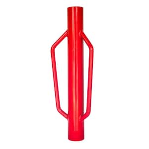 2.5 in. x 8 in. x 30 in. Steel T-Post Driver with Offset Handle