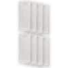 Elrene 17 in. W x 17 in. H Ivory Polyester Elegant Woven Leaves Jacquard  Damask Napkins (Set of 8) 91094IVR - The Home Depot