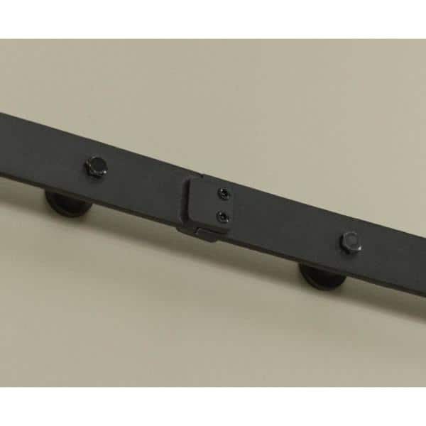 Millbrooke Cherry PVC Sliding Barn Door with Acrylic Panes