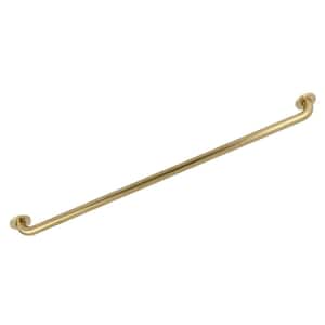 Silver Sage 42 in. x 1-1/4 in. Grab Bar in Brushed Brass