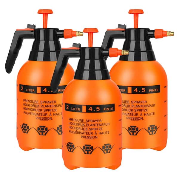 Handheld 1/2 gal. Cordless Pump Sprayer with Adjustable Brass