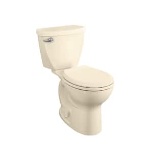 Cadet 3 FloWise Tall Height 2-Piece 1.28 GPF Single Flush Round Toilet with Slow Close Seat in Bone