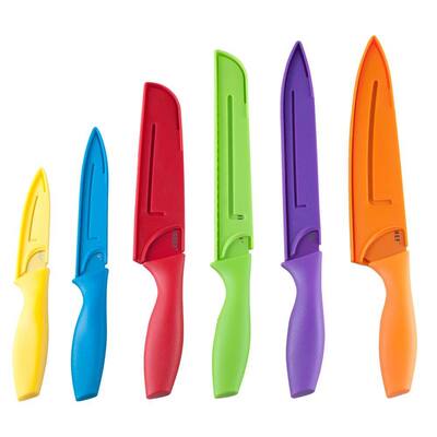 6-Piece Colored Knife Set