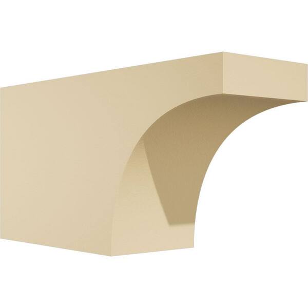 Ekena Millwork Standard Huntington 5 in. W x 8 in. H x 16 in. D Signature Urethane Rafter Tail Outlooker