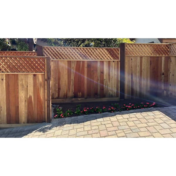 6-ft x 6-ft Redwood Privacy Fence Panel