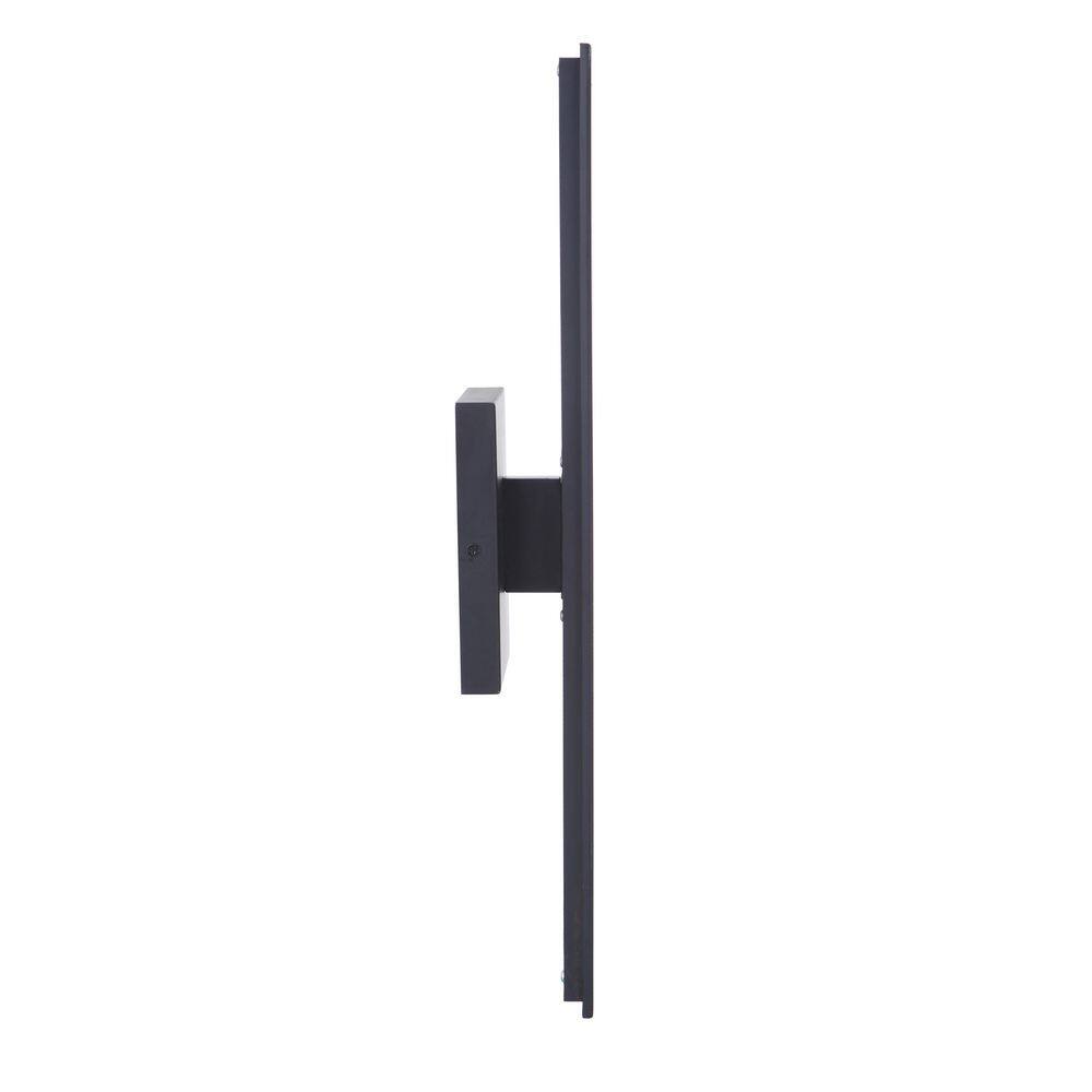 Brushed Aluminum Modern LED Wall Sconce with Clear Shade