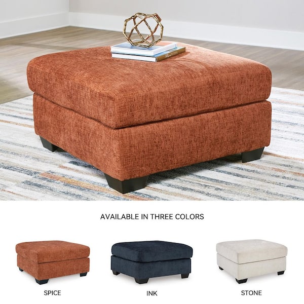 Signature DESIGN BY ASHLEY Aviemore Orange Polyester Square