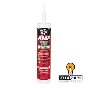 AMP Advanced Modified Polymer 9 oz. White Kitchen and Bath Sealant