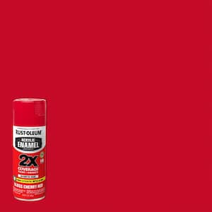 12 oz. Acrylic Enamel 2X Gloss Red Spray Paint (6 Pack)
