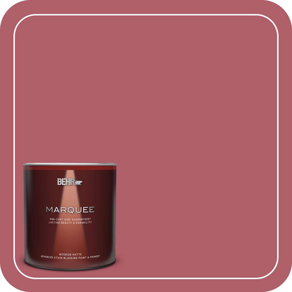 1 qt. #130D-5 Rhubarb Matte Interior Paint & Primer price history on PriceWatchPro