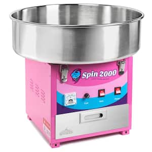 950 W Pink Tabletop Cotton Candy Machine