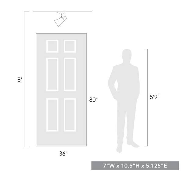 Golden Lighting - Reeva 7 in. 1-Light Modern Brass Semi-Flush Mount