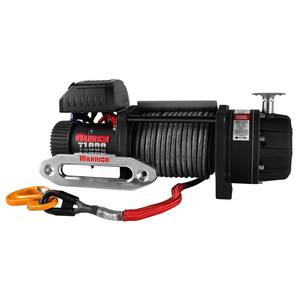 10,000 lbs. Capacity Electric Elite Combat Winch with Synthetic Rope