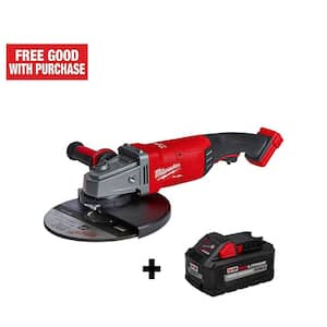 M18 FUEL 18V Lithium-Ion Brushless Cordless 7/9 in. Angle Grinder W/ HIGH OUTPUT XC 8.0Ah Battery