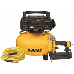 6 Gal. 165 PSI18-Gauge Brad Nailer and Heavy-Duty Pancake Electric Air Compressor Combo Kit