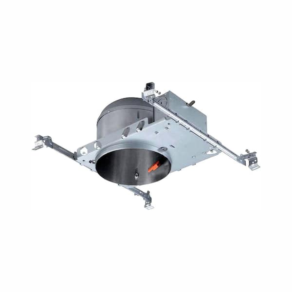 EnviroLite 6 in. LED Recessed Housing Shallow Height, New Construction Can (6-Pack)