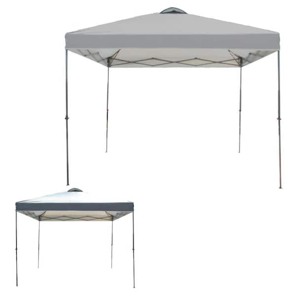 Garden Winds RipLock 350-Slate Gray Replacement Canopy for