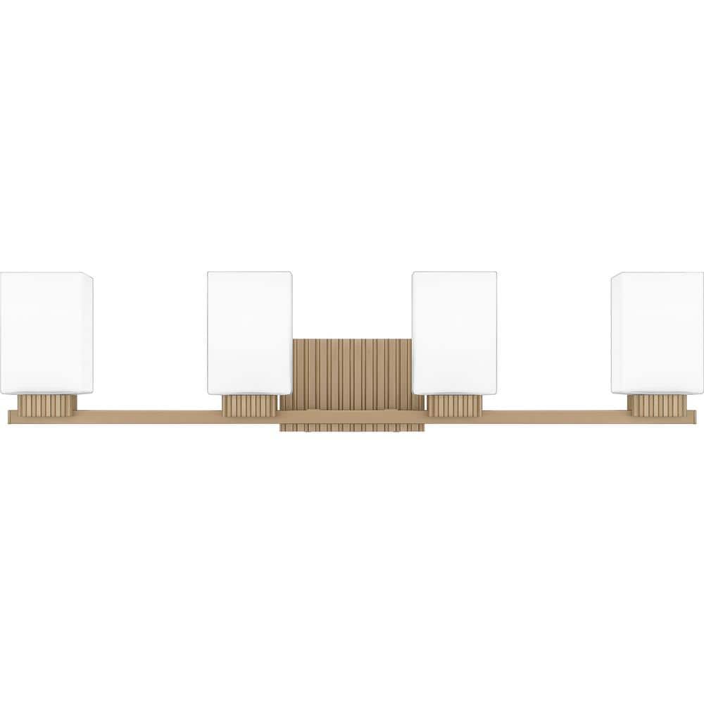 Joyner 32 in. 4 Light Bronze Gold Vanity Light price history on PriceWatchPro