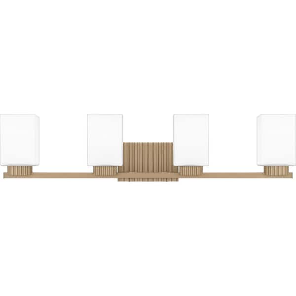 Quoizel Joyner 32 in. 4 Light Bronze Gold Vanity Light