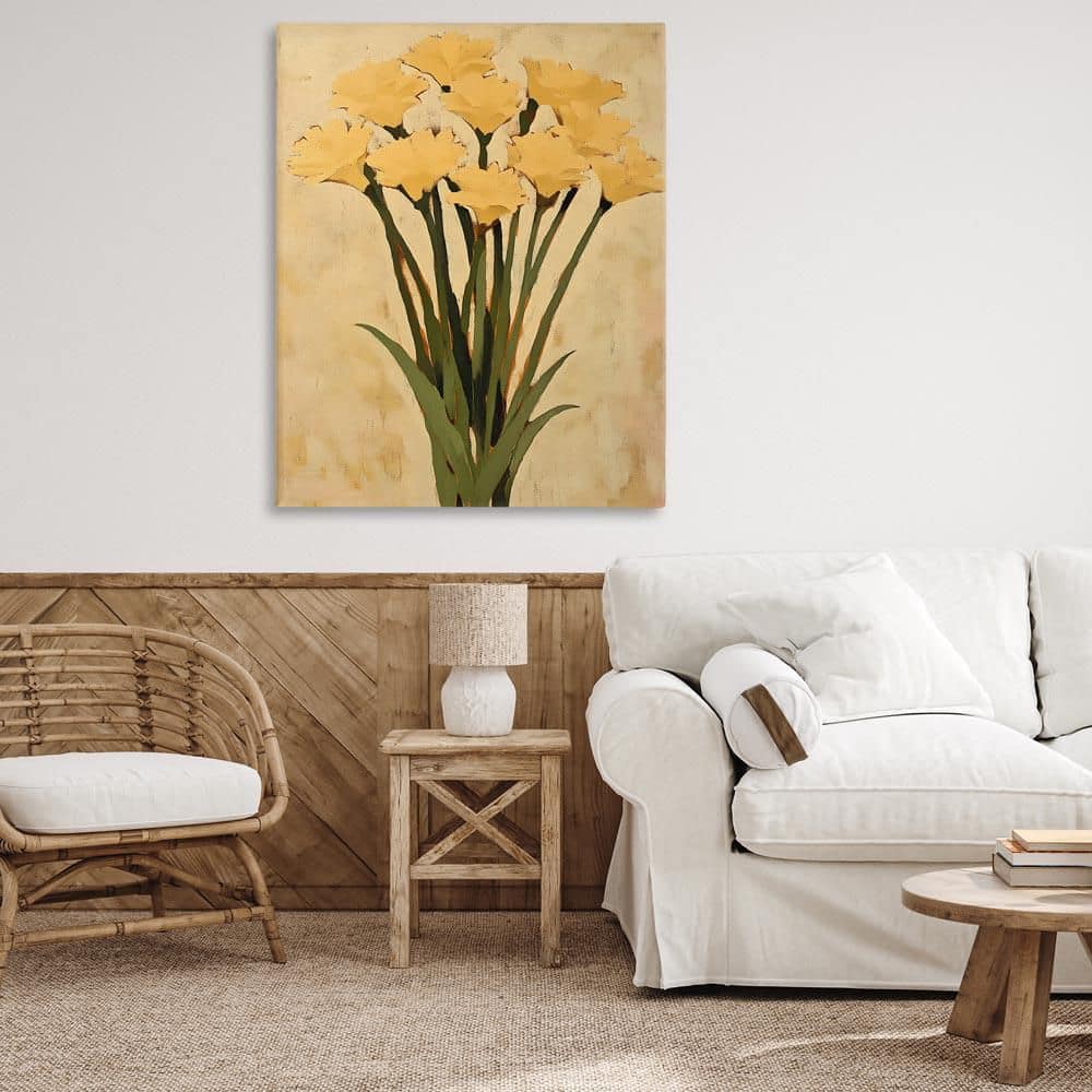 Hand Picked Daffodils by Franklyn Gregory Unframed Abstract Graphic Art Print 48 in. x 36 in. price history on PriceWatchPro