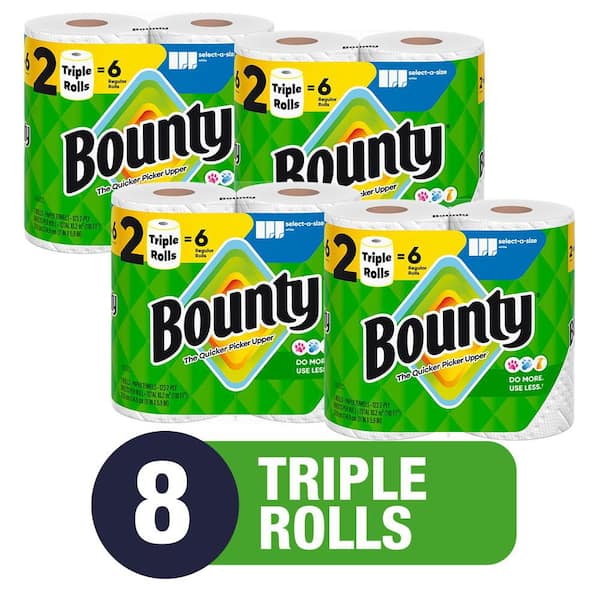 Select-A-Size White Paper Towel Roll (8-Triple Rolls)