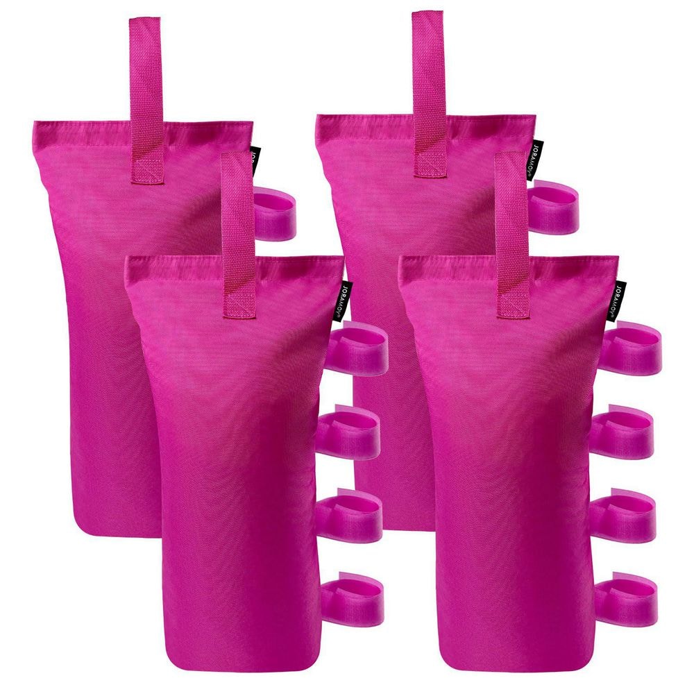 120 lb. Heavy Duty Canopy Weight Bags for Instant Outdoor Sun Shelter Patio Umbrella, Pink (4-Pack) price history on PriceWatchPro
