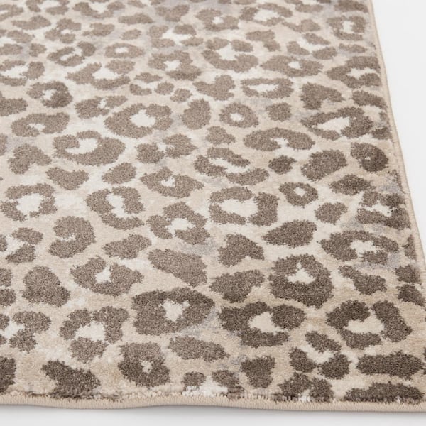 Mohawk Home Cheetah Spots Tan 8 ft. x 10 ft. Animal Print Area Rug 049391 -  The Home Depot