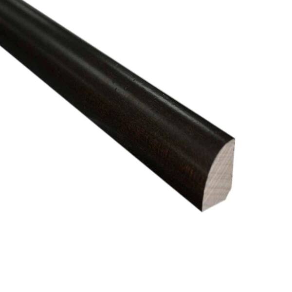 Unbranded Dark Exotic 3/4 in. Thick x 3/4 in. Wide x 78 in. Length Hardwood Quarter Round Molding