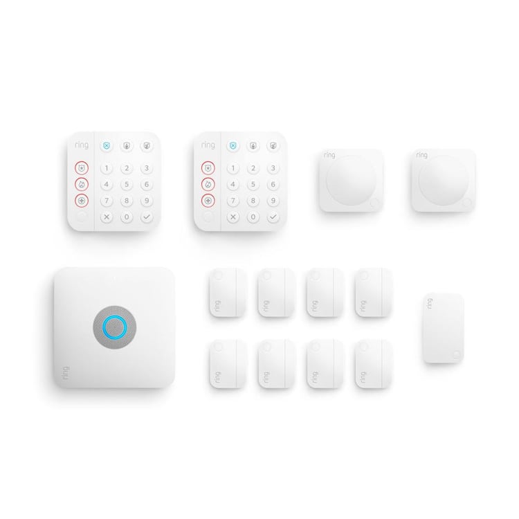 Ring Alarm Pro Wireless Security System, 14 Piece Kit with Built-in Wifi Router(2nd Gen)