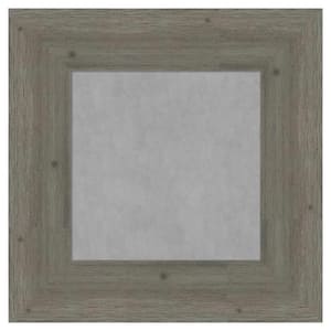 Fencepost Grey 19 in. x 19 in. Framed Magnetic Board