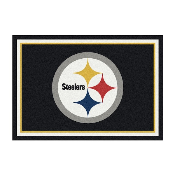 IMPERIAL PITTSBURGH STEELERS 6 ft. X 8 ft. SPIRIT RUG