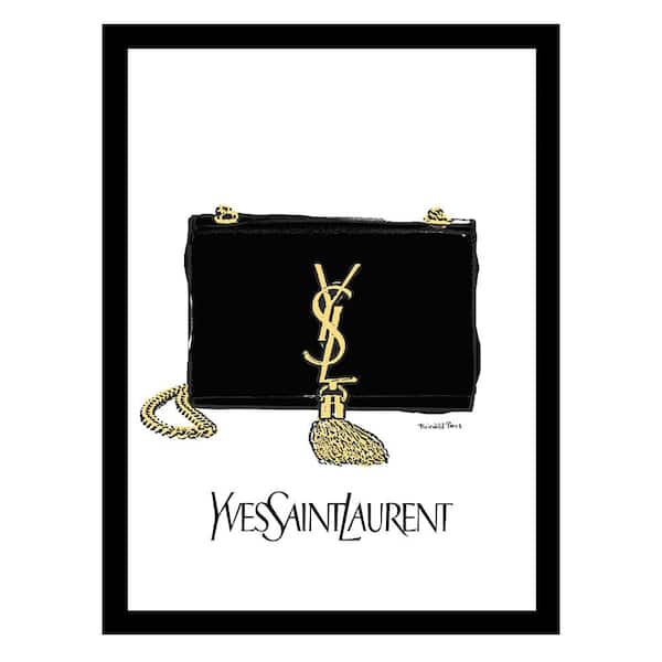 VENICE BEACH Collections Designer Handbag by Fairchild Paris 1-Piece Framed Graphic Print Abstract Poster Art Print 18 in. x 14 in.