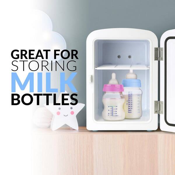 nostalgia retro 6 can personal fridge