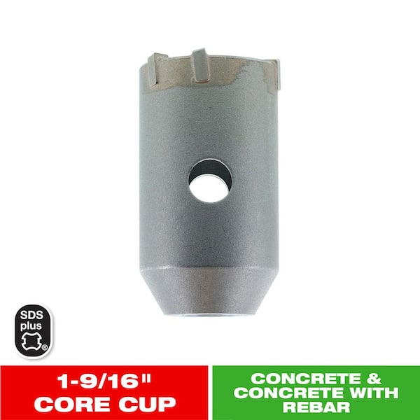 DIABLO 1-9/16 in. SDS-Plus Carbide Tipped Core Bit Thin Wall